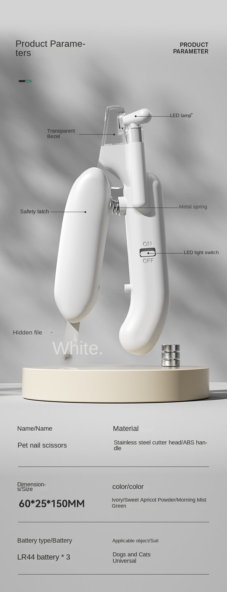 SnortSquad - Cat & Dog Nail Scissors: Precision Grooming for Your Feline