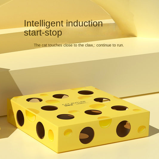 SnortSquad - Pet Cheese Box Toy: Interactive & Entertaining Cat Gadget