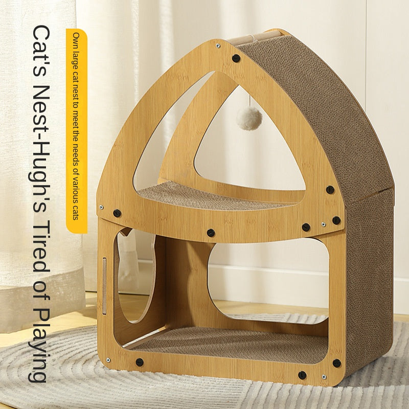 SnortSquad - Cat Scratch Board Cat Climbing Frame: Fun & Functional Cat Furniture