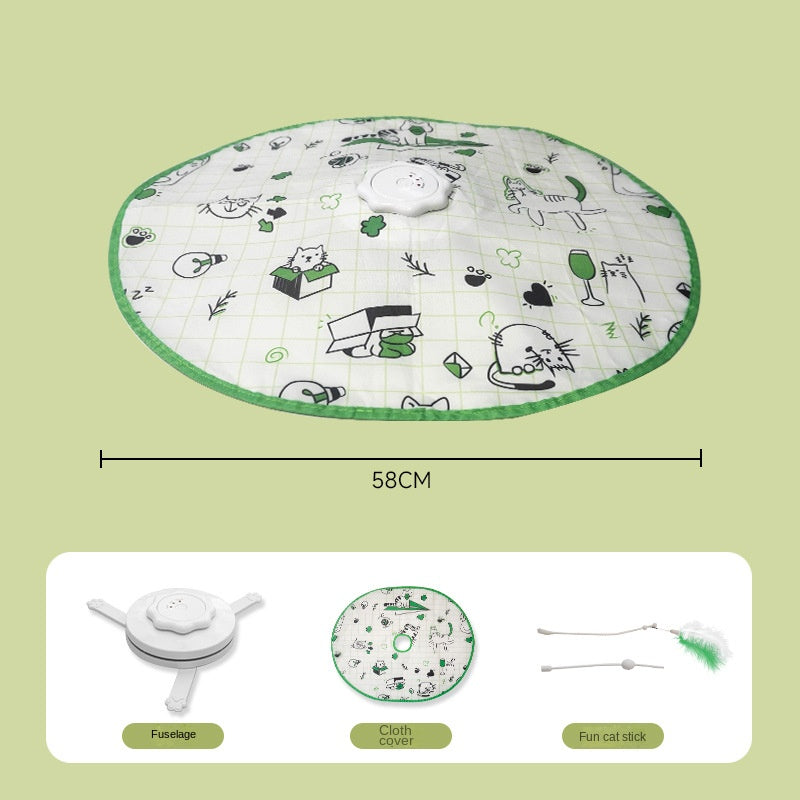 SnortSquad - Automatic Turntable Cat Teaser: Interactive Cat Entertainment