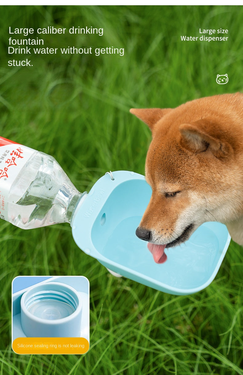 SnortSquad - Portable Dogs and Cats Outing Cup: Convenient Hydration on the Go