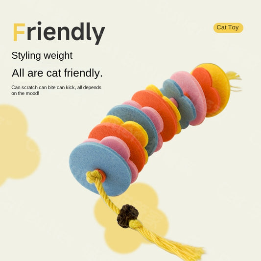 SnortSquad - Self-Hi Relieving Stuffy Cat Teaser: Fun & Stress-Relieving Cat Toy