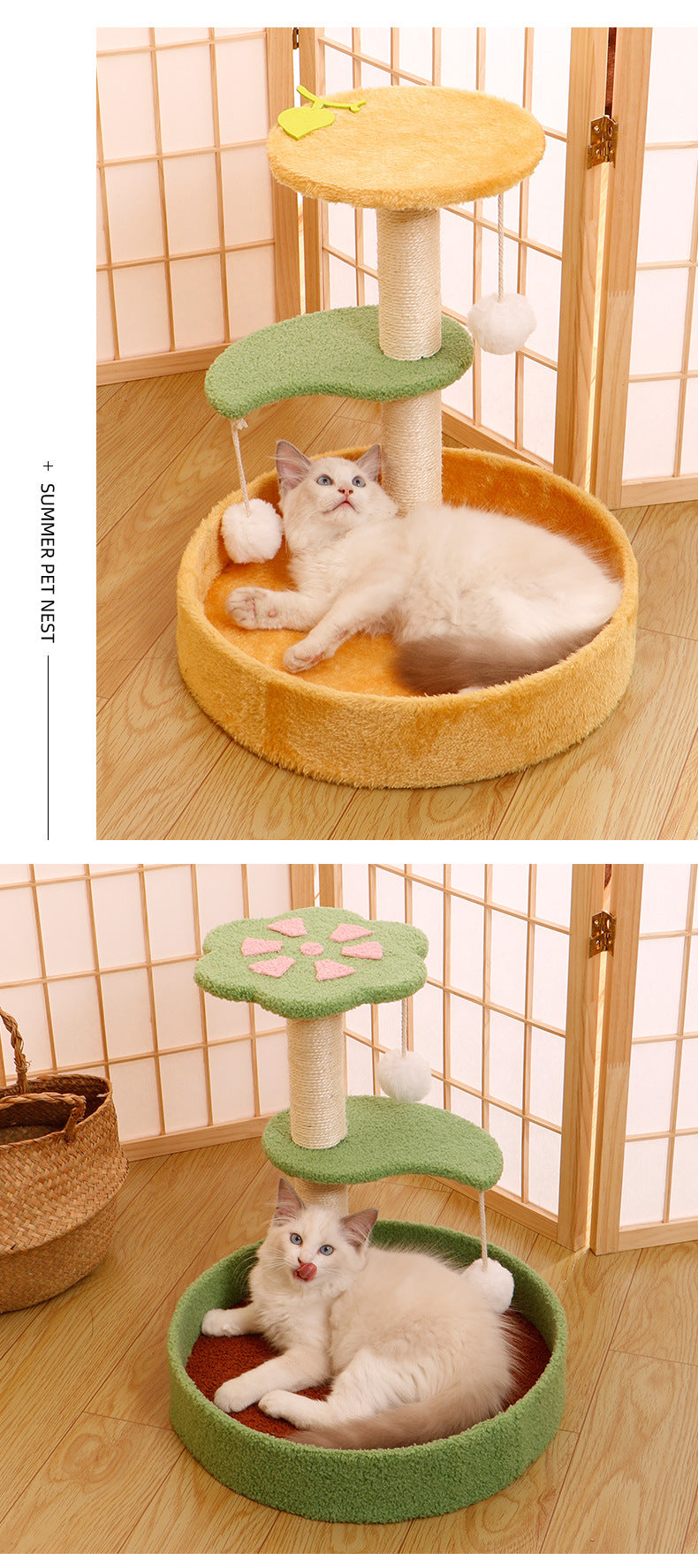 SnortSquad - Cat Column Hemp Rope: Fun & Functional Cat Furniture