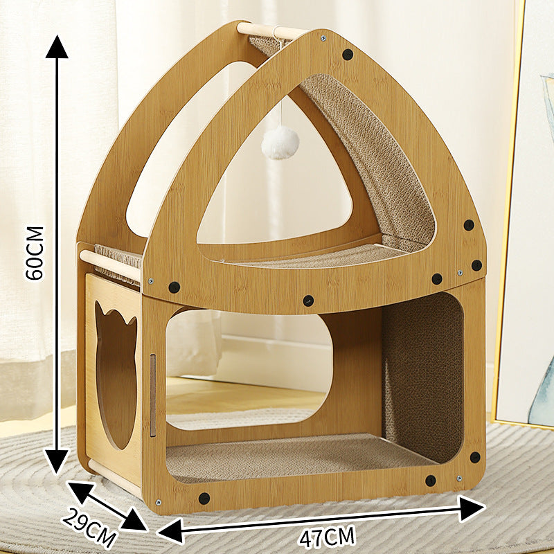 SnortSquad - Cat Scratch Board Cat Climbing Frame: Fun & Functional Cat Furniture