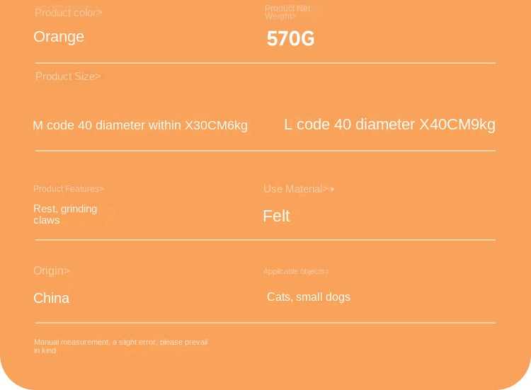 SnortSquad - Carrot Cat Nest: Adorable & Cozy Feline Retreat