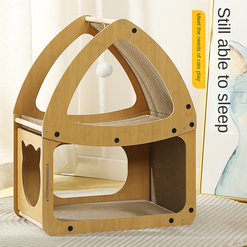 SnortSquad - Cat Scratch Board Cat Climbing Frame: Fun & Functional Cat Furniture