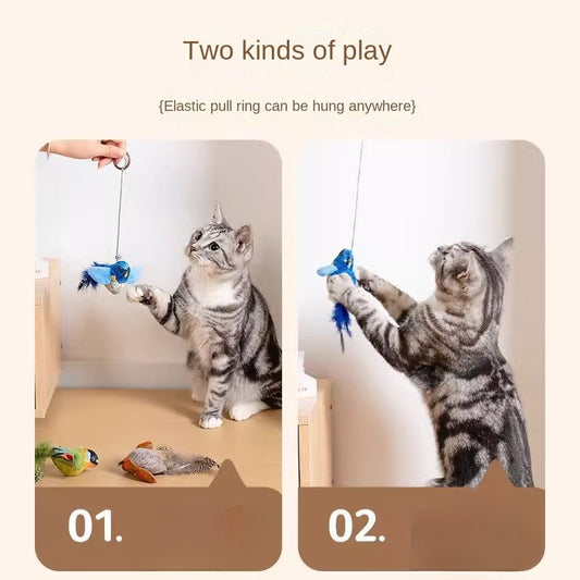 SnortSquad - Simulated Sound Bird: Captivating Cat Toy