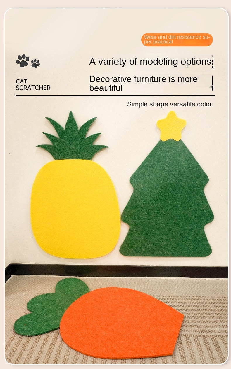 SnortSquad - Felt Cat Scratching Board: Fun & Functional Cat Furniture