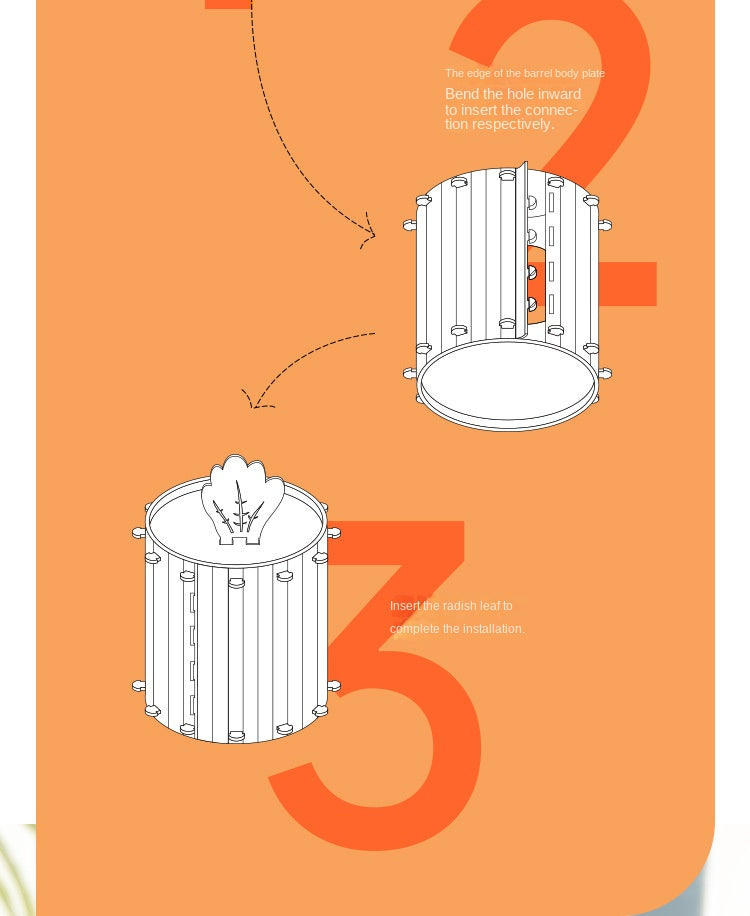 SnortSquad - Carrot Cat Nest: Adorable & Cozy Feline Retreat
