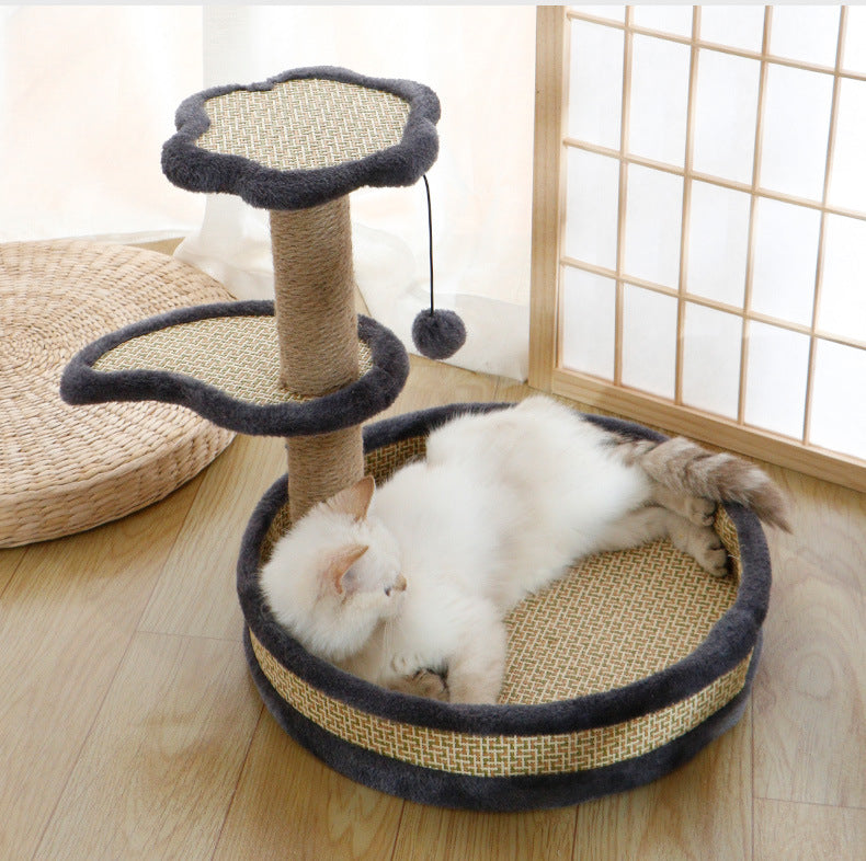 SnortSquad - Cat Column Hemp Rope: Fun & Functional Cat Furniture