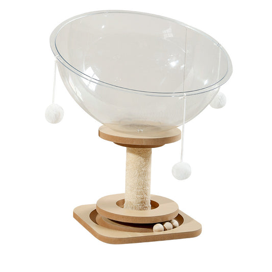 SnortSquad - Space Capsule Cat Carousel: Innovative & Comfortable Cat Furniture