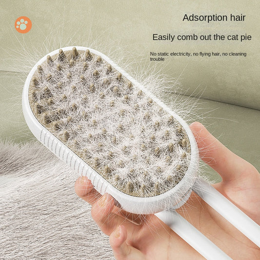 SnortSquad - Pet Spray Massage Comb: Dual - Function Grooming Delight