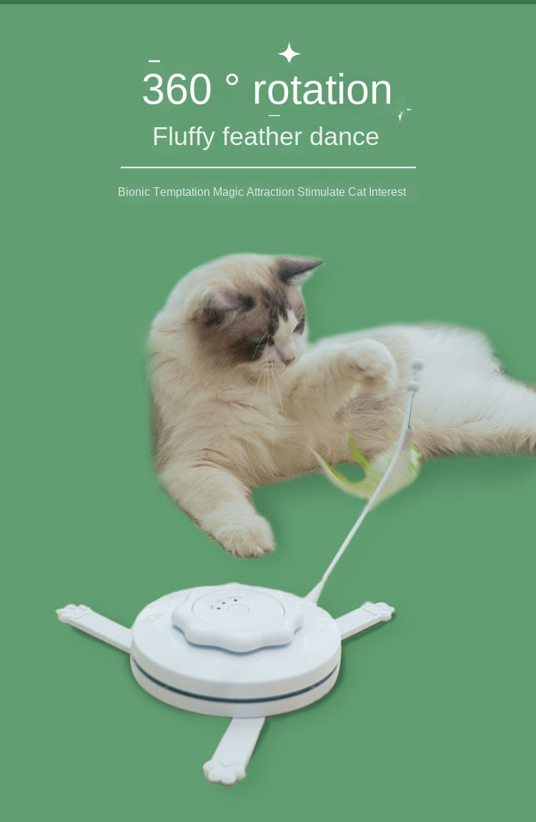 SnortSquad - Automatic Turntable Cat Teaser: Interactive Cat Entertainment