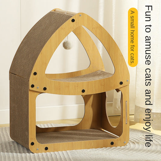 SnortSquad - Cat Scratch Board Cat Climbing Frame: Fun & Functional Cat Furniture