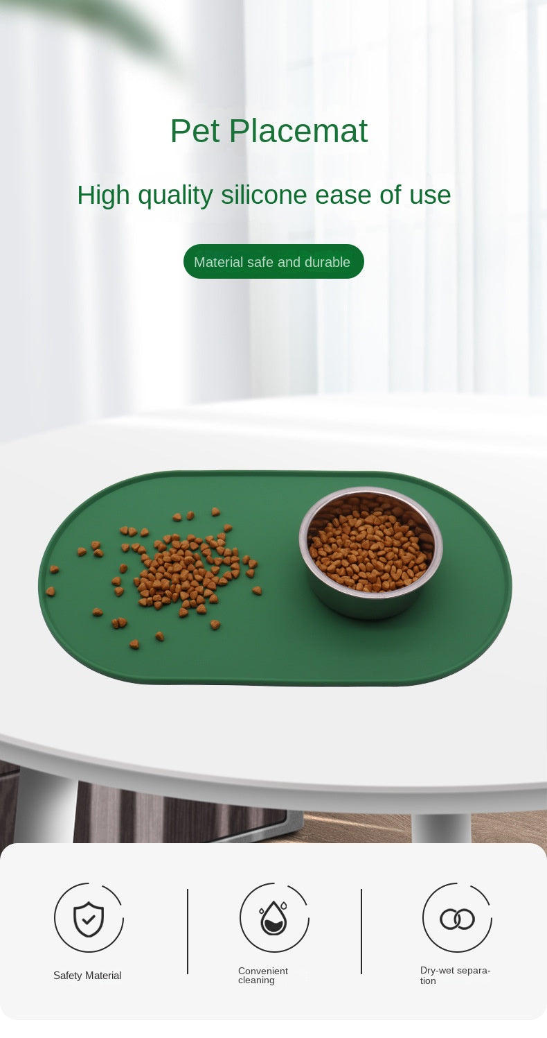 SnortSquad Silicone Pet Feeding Mat – Foldable, Leak - Proof & Easy to Clean for Pets