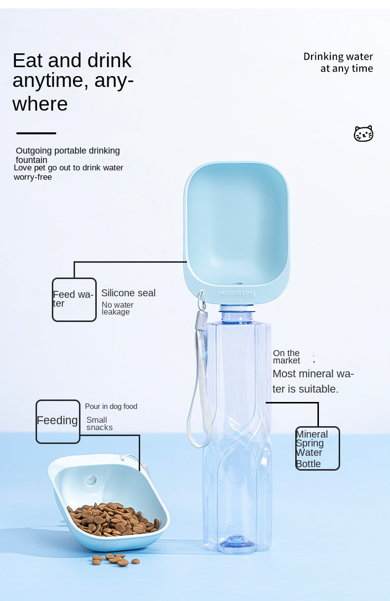 SnortSquad - Portable Dogs and Cats Outing Cup: Convenient Hydration on the Go