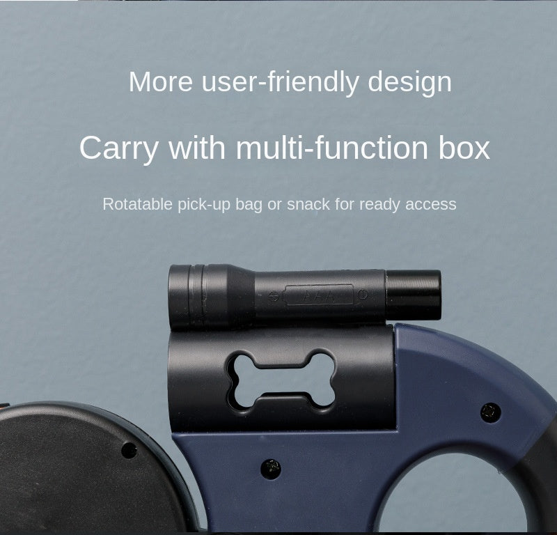SnortSquad - Dog Automatic Retractable Dog Leash: Convenient & Versatile Pet Accessory