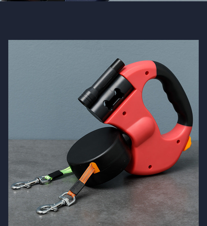SnortSquad - Dog Automatic Retractable Dog Leash: Convenient & Versatile Pet Accessory