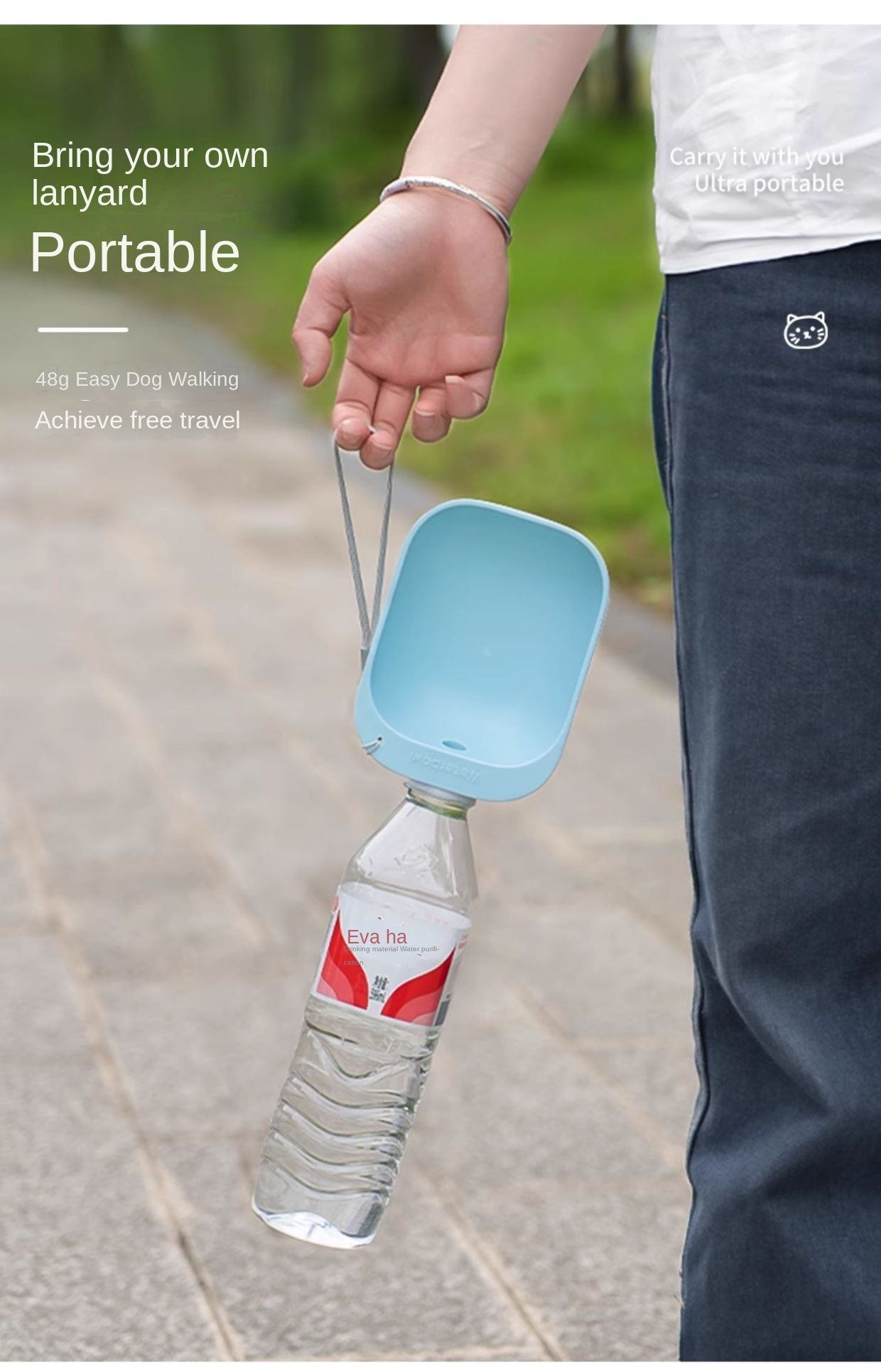 SnortSquad - Portable Dogs and Cats Outing Cup: Convenient Hydration on the Go