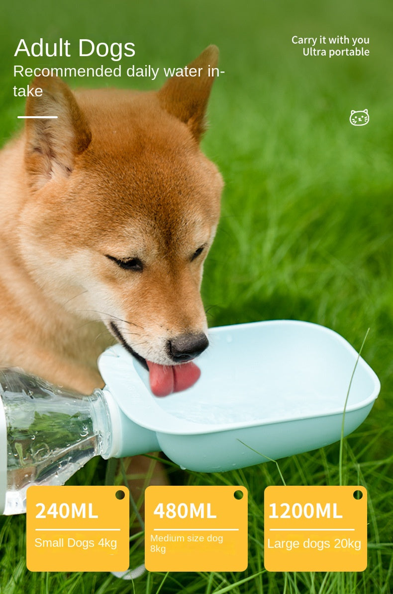 SnortSquad - Portable Dogs and Cats Outing Cup: Convenient Hydration on the Go