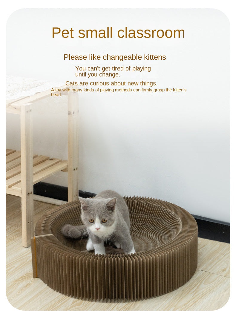 SnortSquad - Foldable Pet Cat Nest: Convenient & Comfortable Cat Retreat