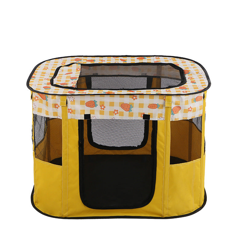 SnortSquad - Folding Puppy Dog Cat Cage: Convenient & Secure Pet Housing